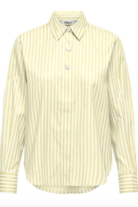 ONLY ONLLYRA OREGON L/S SHIRT WVN lemon meringue/cloud dancer