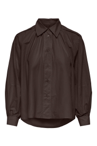 ONLY ONLRIVER LS SHIRT OX WVN coffee bean