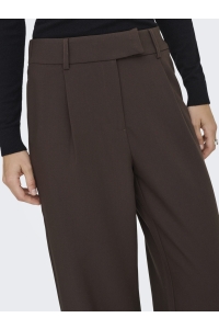 ONLY ONLLINDA-RAVEN HW STR PANTS TLR coffee bean