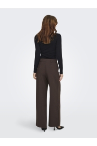 ONLY ONLLINDA-RAVEN HW STR PANTS TLR coffee bean