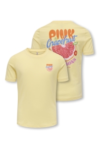 ONLY KOGBOLETTE LIFE S/S TOP JRS sunlight/pink