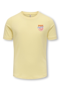 ONLY KOGBOLETTE LIFE S/S TOP JRS sunlight/pink