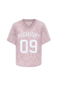 ONLY ONLJULES S/S LACE TOP WVN pale lilac/bright white