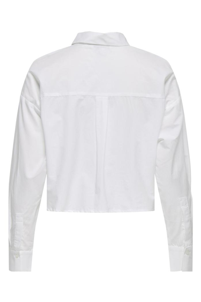 ONLY ONLRITI L/S PEARL SHORT SHIRT WVN bright white/pearl flowers