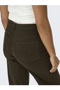 ONLY ONLMADISON BLUSH HW WIDE COLOR DNM : dark brown denim
