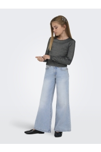 ONLY KOGCALIFORNIA MW WIDE FLARED AKM217: light blue denim