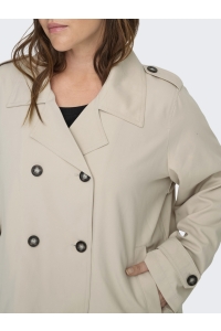 Carmakoma CARHANNAH SHORT LIFE TRENCHCOAT OTW: humus