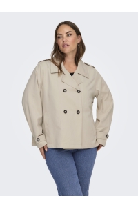 Carmakoma CARHANNAH SHORT LIFE TRENCHCOAT OTW: humus