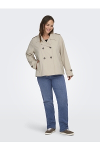 Carmakoma CARHANNAH SHORT LIFE TRENCHCOAT OTW: humus