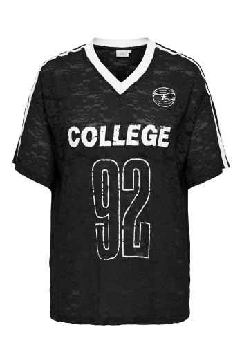 Carmakoma CARKIA S/S O-NECK LACE TEE JRS