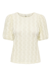 ONLY ONLGRACE O-NECK S/S TOP JRS birch