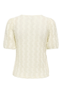 ONLY ONLGRACE O-NECK S/S TOP JRS birch