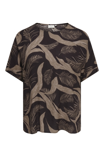 Carmakoma CARVILMA S/S BOATNECK TOP AOP