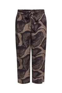 Carmakoma CARVILMA CULOTTE PANT AOP shopping bag/upscaled palm aop