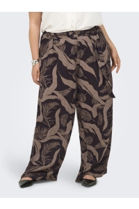 Carmakoma CARVILMA CULOTTE PANT AOP shopping bag/upscaled palm aop