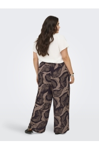 Carmakoma CARVILMA CULOTTE PANT AOP shopping bag/upscaled palm aop