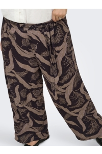 Carmakoma CARVILMA CULOTTE PANT AOP shopping bag/upscaled palm aop