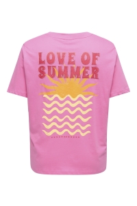 Carmakoma CARALBERTE S/S BOXY TEE JRS wild orchid/summer of love