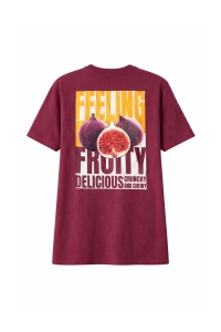 ONLY ONLMILA S/S PRINT BOX JRS grape wine/mila fig new front +