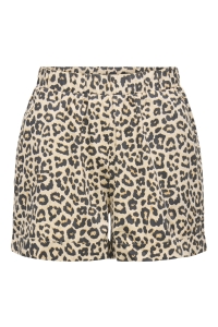 ONLY ONLLOWA-MARTINA SHORTS WVN pumice stone/black leo