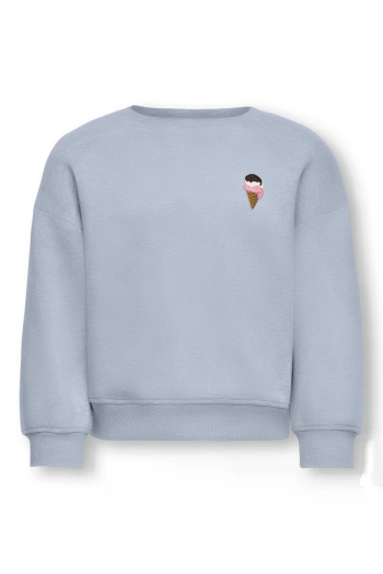 Only Kids KMGSWEAT L/S CREW EMB LOOSE SWT NOO: