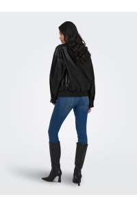 ONLY ONLJULIA FAUX LEATHER OVZ. BOMBER O: black