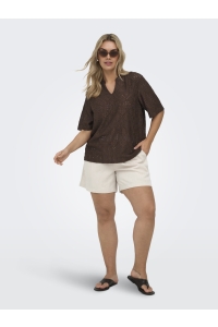 Carmakoma CARHELLEN S/S V-NECK BLOUSE JRS shopping bag