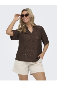 Carmakoma CARHELLEN S/S V-NECK BLOUSE JRS shopping bag