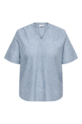 Carmakoma CARHELLEN S/S V-NECK BLOUSE JRS