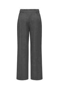 ONLY ONLDELUXE HW STRAIGHT PANT PNT medium grey melange