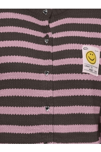 ONLY ONLMAILEY LS DETAIL O-NECK CARDI CS: coffee bean/orchid pink/smiley/s