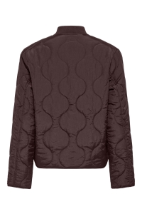 ONLY ONLSALSA QUILTED JACKET CC OTW decadent chocolate/stripe