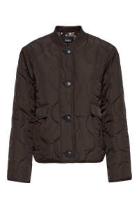 ONLY ONLSALSA QUILTED JACKET CC OTW coffee bean/dot