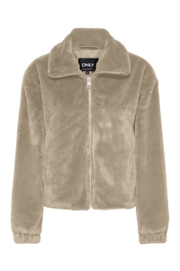 ONLY ONLDANA SOL FAUX FUR JACKET CC OTW silver mink