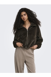 ONLY ONLDANA SOL FAUX FUR JACKET CC OTW demitasse
