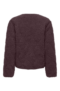 ONLY ONLINES TEDDY JACKET CC OTW fudge