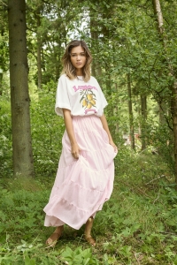 ONLY ONLKELLY LONG LAYER SKIRT WVN pale lilac