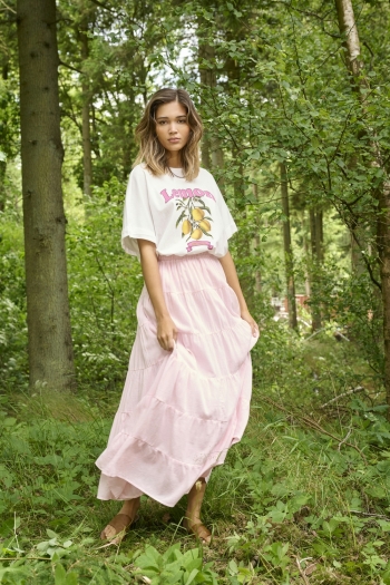 ONLY ONLKELLY LONG LAYER SKIRT WVN