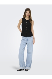 ONLY ONLILSE S/L STRUCTURE VEST JRS NOOS black