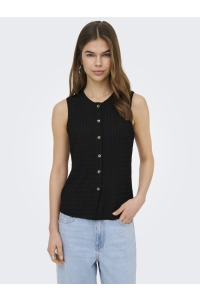 ONLY ONLILSE S/L STRUCTURE VEST JRS NOOS black