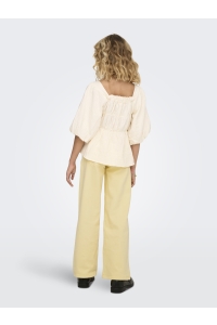 ONLY KOGJUDY-O LW COL WIDE LEG DNM TAI sunlight