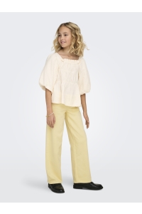 ONLY KOGJUDY-O LW COL WIDE LEG DNM TAI sunlight