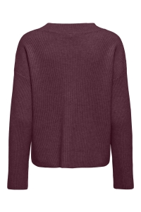 ONLY ONLKATIA LS RIB BUTTON CARDI CC KNT fig/melange/dtm button