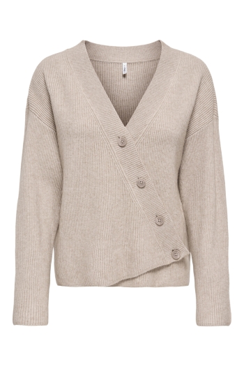 ONLY ONLKATIA LS RIB BUTTON CARDI CC KNT