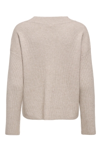ONLY ONLKATIA LS RIB BUTTON CARDI CC KNT mocha meringue/melange/dtm butto