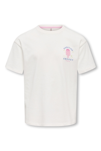 ONLY KOGROSITA LIFE S/S LOOSE PRINT TOP :