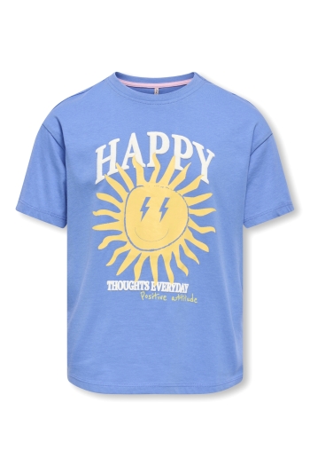 ONLY KOGROSITA LIFE S/S LOOSE PRINT TOP :