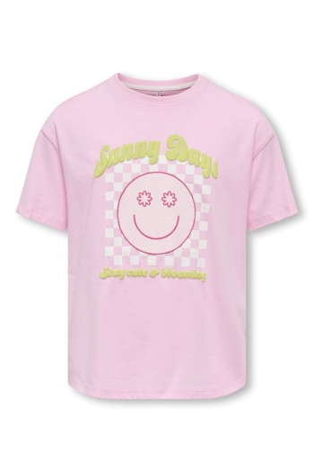 ONLY KOGROSITA LIFE S/S LOOSE PRINT TOP :