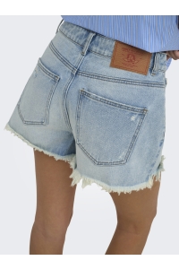 ONLY ONLZUMA HW DESTROY DNM SHORTS GUA light blue denim