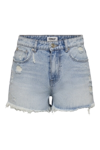 ONLY ONLZUMA HW DESTROY DNM SHORTS GUA light blue denim